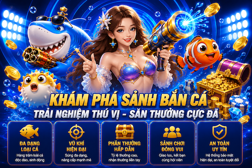 Bắn cá TX88 với giao diện đại dương sinh động, thao tác dễ làm quen cho người mới