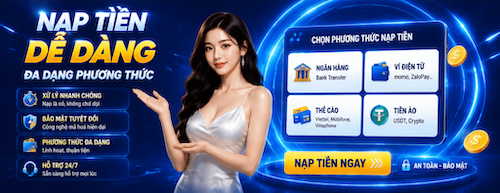 Hướng dẫn nạp tiền TX88 với nhiều phương thức thanh toán, thao tác nhanh và dễ kiểm tra