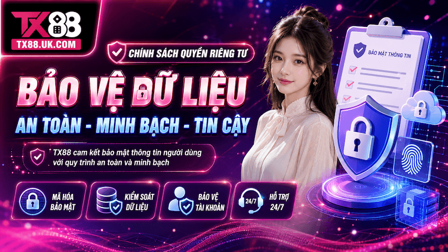 Chính Sách Quyền Riêng Tư TX88 – Cách Thành Viên Kiểm Soát Và Bảo Vệ Dữ Liệu Cá Nhân