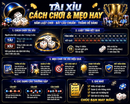 Hướng dẫn chơi tài xỉu TX88 cho người mới, kiểm tra cửa cược và quản lý vốn