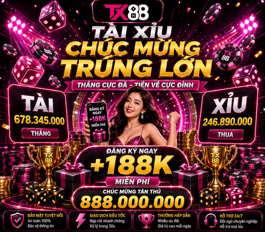 Tài Xỉu TX88 – Sảnh Xúc Xắc Online Dễ Chơi, Nhịp Ván Nhanh Và Quản Lý Vốn Rõ Ràng