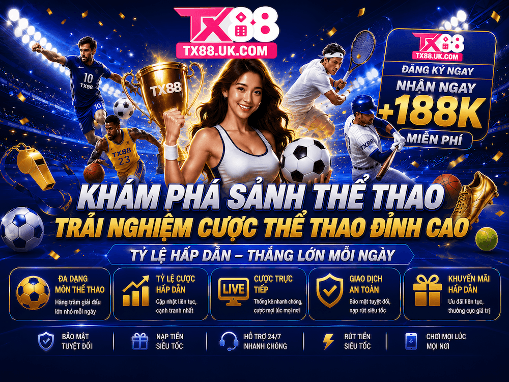 Thể Thao TX88 – Trung Tâm Kèo Bóng Đá, Esports Và Thể Thao Ảo Cho Người Chơi Việt